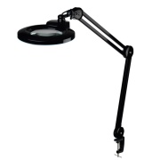 Lampa z lupą 8D 8 dioptrii - 9006LED-127-8D - wymienna optyka regulacja intensywności światła - czarna