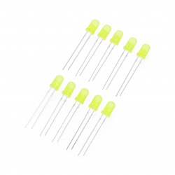 Dioda LED 5mm żółta -...