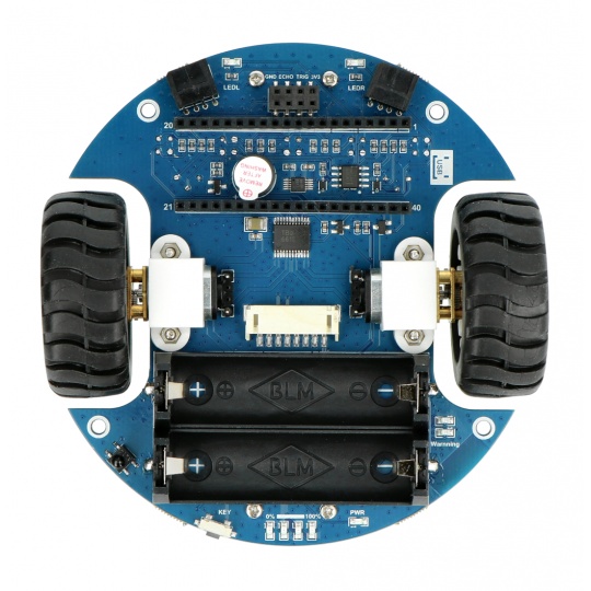 Мобільний робот PicoGo - робот з дистанційним керуванням для Raspberry Pi Pico - Waveshare 20396