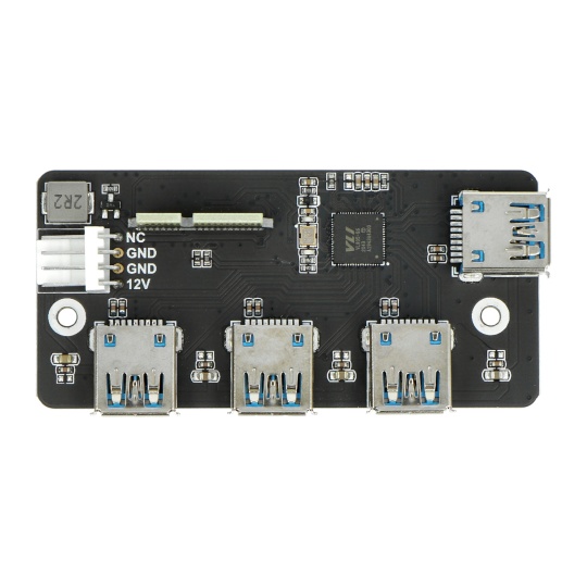 Адаптер PCIe на USB 3.2 HUB 4x USB - сумісний з Raspberry Pi CM4 - Waveshare 18899