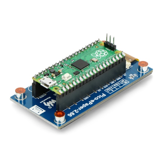 Електронний папір, дисплей E-Ink, 2.66 дюйма, 296x152 пікселів, SPI, 2 кольори, для Raspberry Pi Pico, Waveshare 20052