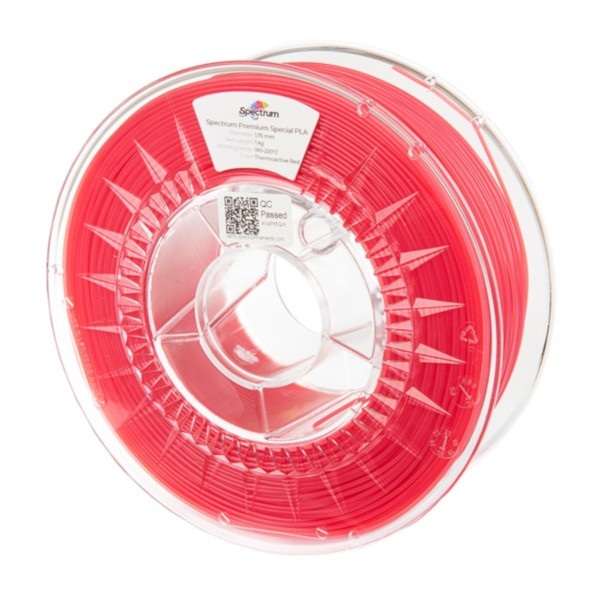 Filament Spectrum PLA Thermoactive 1,75mm 1kg - Red