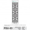 Płytka uniwersalna PDU03 - zdjęcie 2
