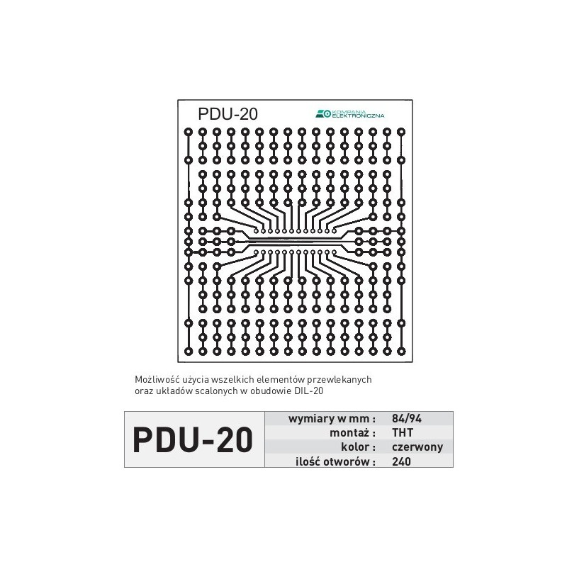 Płytka uniwersalna PDU20