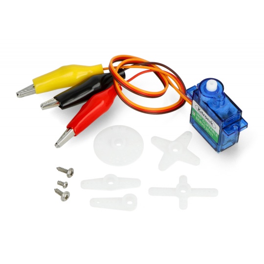 Сервопривід - мікро - 360 градусів - затискачі типу