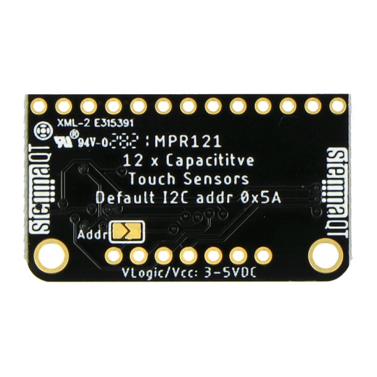 Модуль сенсорного екрана MPR121 I2C - 12 кнопок - Adafruit 1982