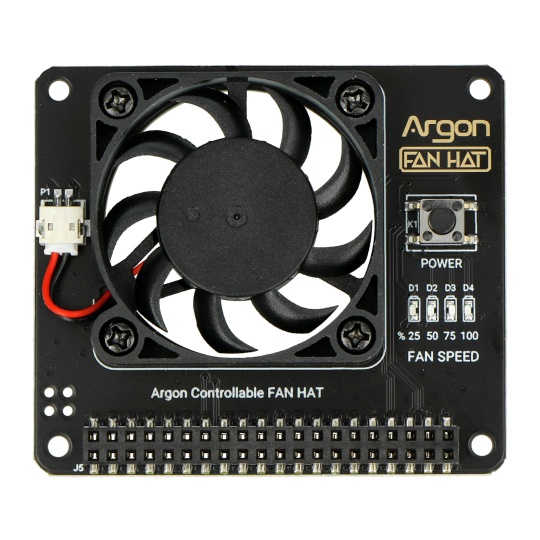 Argon Fan HAT v1.5 - ковпачок вентилятора для Raspberry Pi