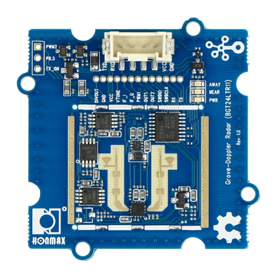 Grove - Доплерівський радар - BGT24LTR11 - приймач-передавач 24 ГГц - 10 м - Seeedstudio 109020021