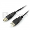 Przedłużacz USB A-A - 1,8 m - zdjęcie 1