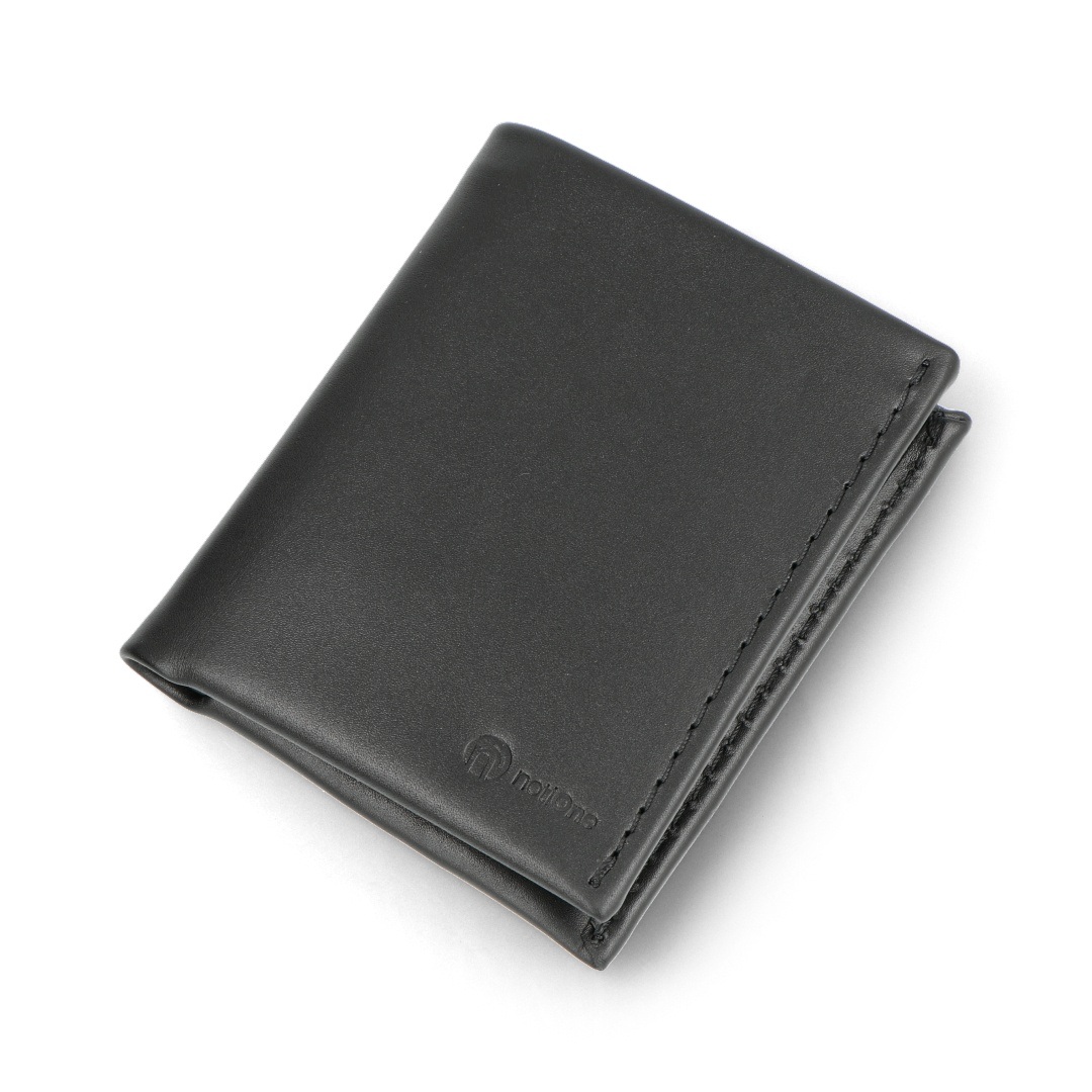 notiOne portfel z wbudowanym lokalizatorem - czarny
