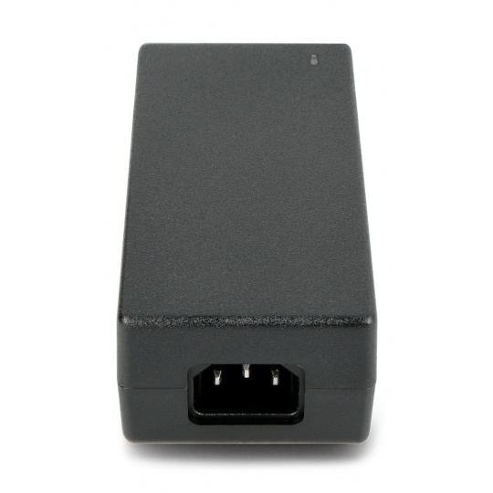 Настільний блок живлення PoE - RJ45 - з розеткою IEC C14 - 48 В / 1 А / 48 Вт - чорний - IPS