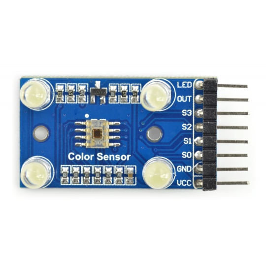 Датчик кольору, перетворювач світла в частоту TCS3200 - Waveshare 9520