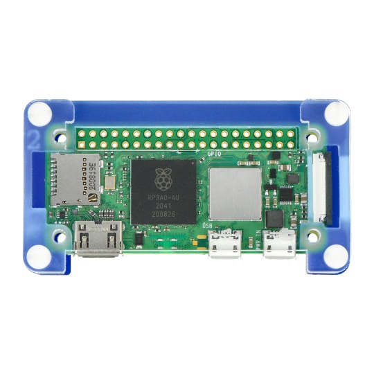 Pibow Zero 2 W - корпус для Raspberry Pi Zero 2 W - фіолетовий - PiMoroni PIM595
