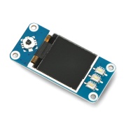 Ekran LCD TFT 1,44'' 128x128px SPI - Hat dla Raspberry Pi 4/3+/3/2/Zero - Waveshare 13891