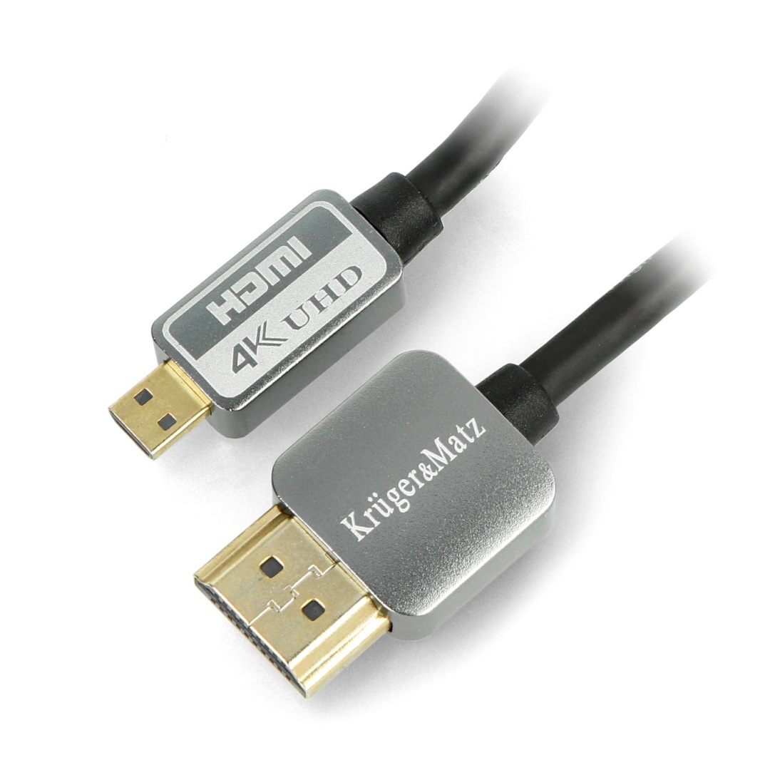 Przewód Kruger&Matz microHDMI - HDMI - 3m