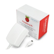 Zasilacz microUSB 5,1V / 2,5A do Raspberry Pi 3B+/3B/2B/Zero - biały