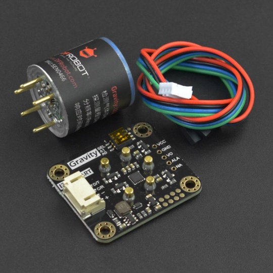Gravity - Carbonoxide CO Sensor - I2C / UART - Factory Calibrated - DFRobot SEN0466