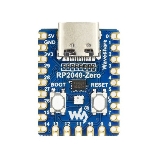 RP2040-Zero - плата з мікроконтролером RP2040 - міні-версія - Waveshare 20187