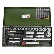 Zestaw kluczy nasadowych Proxxon PR23020 - 1/2'' i 1/4'' - 56 elementów
