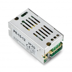 Zasilacz montażowy do taśm i pasków LED PR-15-12 12V/1,25A/15W