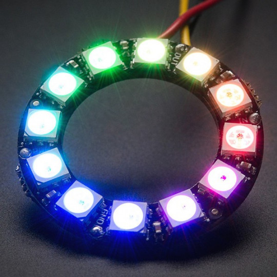NeoPixel Ring - RGB світлодіодне кільце 12xWS2812 - Adafruit 1643
