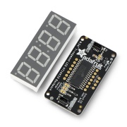 Moduł 4-cyfrowego wyświetlacza 7-segmentowego 0,56'' Backpack - niebieski I2C - STEMMA QT/Qwiic - Adafruit 881