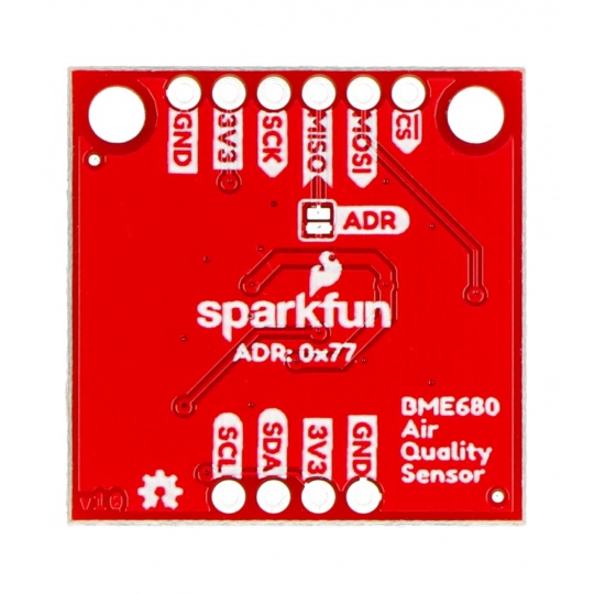 Роз'єм для датчика навколишнього середовища SparkFun - BME680 - Датчик температури, вологості, тиску та повітря - SparkFun SEN-164