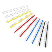 Wtyk goldpin 1x40 raster 2,54mm - różne kolory - 10szt. - justPi