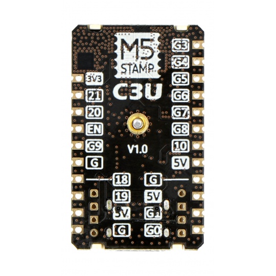 M5Stamp C3U — с микроконтроллером Espressif ESP32-C3 RISC-V — WiFi — с разъемами — M5Stack K122