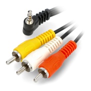 Przewód, kabel Jack 3,5mm 4 polowy - 3x RCA do Raspberry
