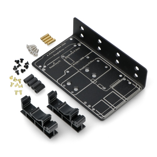 Кріплення для DIN-рейки Raspberry Pi - монтажна площадка для DIN-рейки - для Arduino, Raspberry Pi - Uctronics U6179