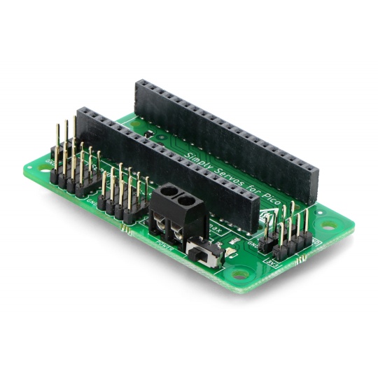Simply Servos Board - сервоконтролер - 8 каналів - для Raspberry Pi Pico - Kitronik 5339