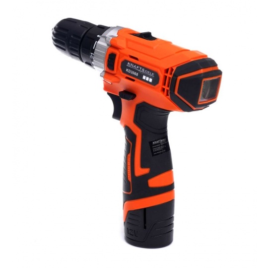 Акумуляторний дриль-шуруповерт Kraft&Dele 12V Li-Ion з РК-дисплеєм - KD3068