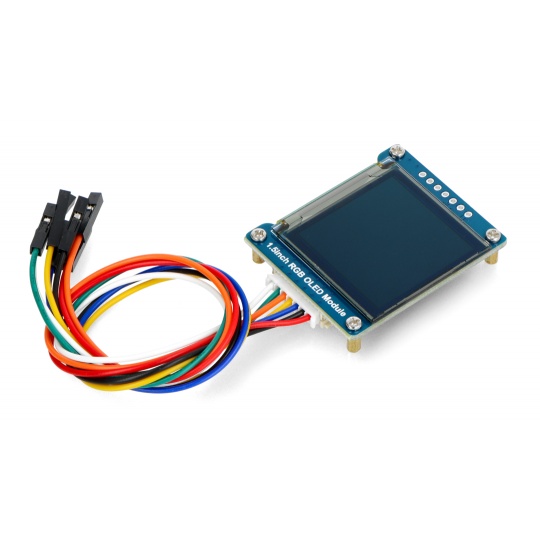 OLED-дисплей 1,5 дюйма 128x128 пікселів - SPI - 65K RGB - Waveshare 14747