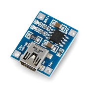 Ładowarka Li-Pol TP4056 pojedyncza cela 1S 3,7V miniUSB