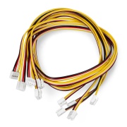 Grove - zestaw 5 przewodów z zatrzaskiem żeńsko-żeńskich 4-pin - 2mm/ 50cm -