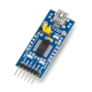 Konwerter USB-UART FTDI FT232RL - gniazdo miniUSB