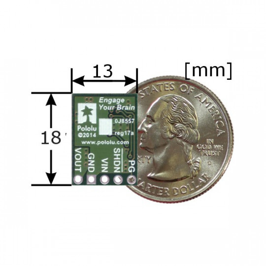 D24V10F5 - понижувальний перетворювач - 5V 1A - Pololu 2831