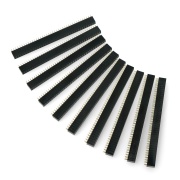 Listwa goldpin 2x40 żeńska raster 2,54mm - 10szt. - justPi