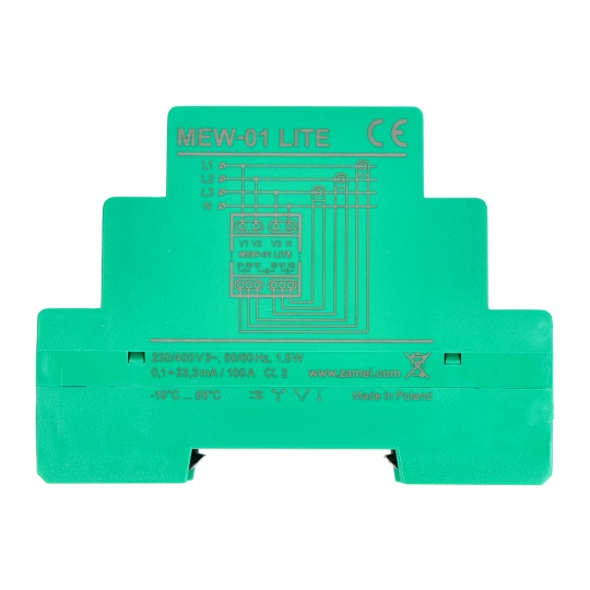 Zamel Supla MEW-01 Lite - 3F+N WiFi монітор споживання електроенергії