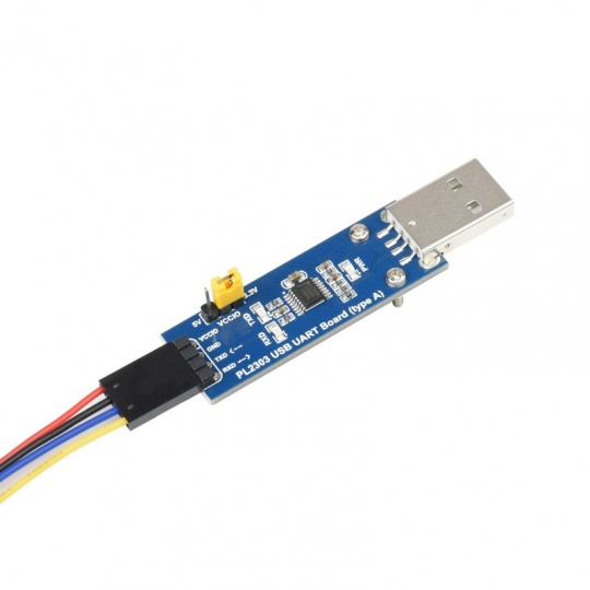 USB-UART (TTL) преобразователь - PL2303 - USB A-разъем - версия V2 - Waveshare 20265