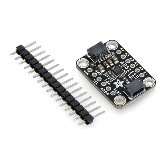 ADS1115 — 16-битный 4-канальный АЦП I2C с программным усилением STEMMA QT/Qwiic — Adafruit 1085