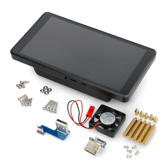 Сенсорний екран - ємнісний AMOLED 5.5'' 1080x1920px HDMI + корпус - Waveshare 17527