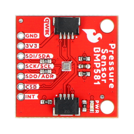 Датчик тиску повітря - барометр - 30-125 кПа - BMP581 - Qwiic - SparkFun SEN-20170