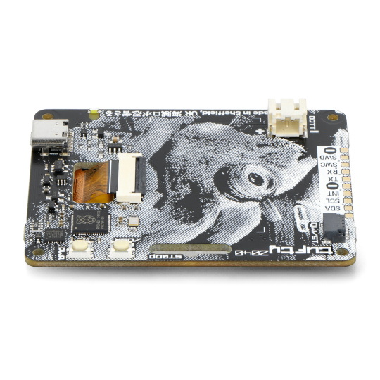 Tufty 2040 - плата з RP2040 та 2.4'' TFT LCD дисплеєм - PiMoroni PIM624