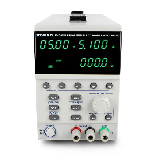 Лабораторний блок живлення Korad KKG605P 0-60 В 0-5 А USB RS232 RS485