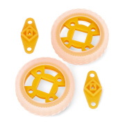 Kółka plastikowe - Moon Buggy - 2szt. - Pimoroni COM1404