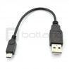 Przewód USB A - microUSB Goobay - B 0,1 m - zdjęcie 1