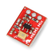 SparkFun Analog MEMS Microphone Breakout - moduł z analogowym mikrofonem SPH8878LR5H-1 - SparkFun BOB-19389