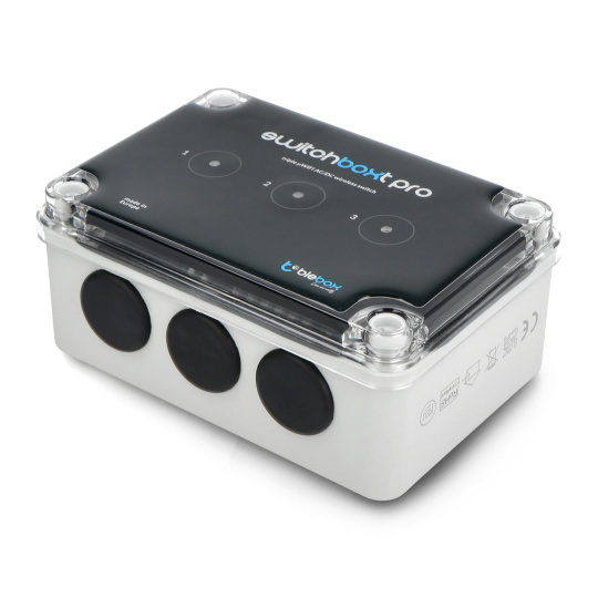 BleBox switchBoxT Pro - 3-х безпотенційне реле 230 В WiFi - додаток для Android/iOS